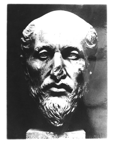 Plotinos huvud (205-270) (marmor) av Roman