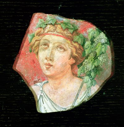 Huvudet på en bacchante av Roman