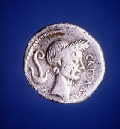 Julius Caesar - romerskt mynt av Roman