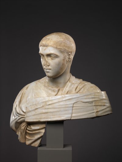 Marmorporträttbyst av Severus Alexander, 230-235 A.D. (marmor) av Roman