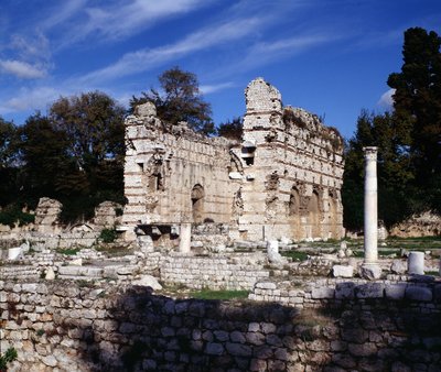 Maritima Alperna: Rester av romerska bad från 300-talet i arenorna i Nice cimiez. av Roman