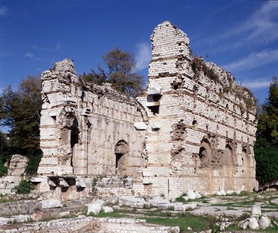 Maritima Alperna: Rester av romerska bad från 300-talet i arenorna i Nice cimiez. av Roman