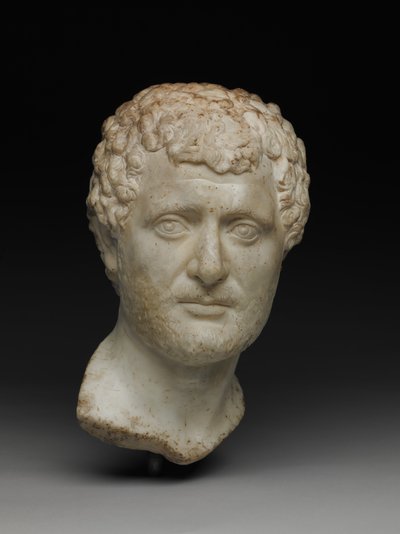Porträtt av en man, c.A.D. 130-145 (marmor) av Roman