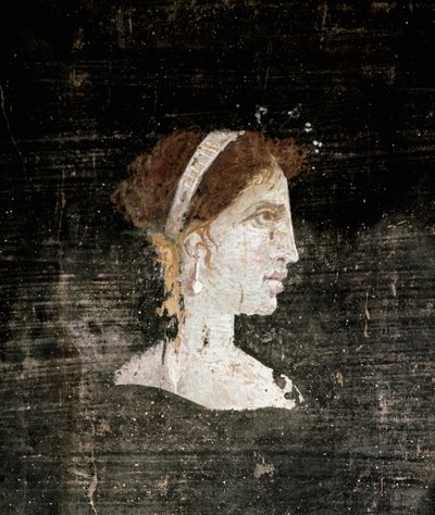 Porträtt av en kvinna förmodligen Cleopatra av Roman