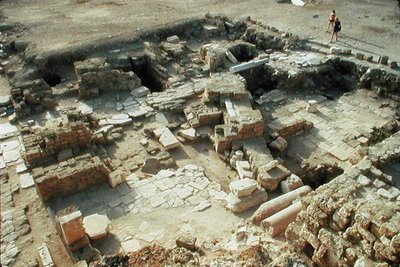 Rester av den romerska hippodromen av Roman