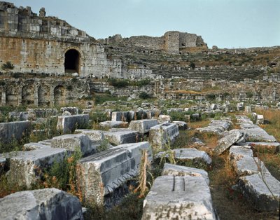 Romersk konst, hellenistisk period: Miletos teater. 2:a århundradet. Kalkon av Roman