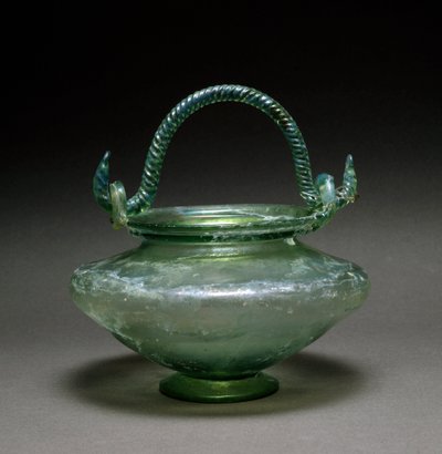 Romersk konst: bikonisk vas. 1:a århundradet e.Kr. Från La Antigua Diam. 12 cm National Museum of Roman Art Merida, Spanien av Roman