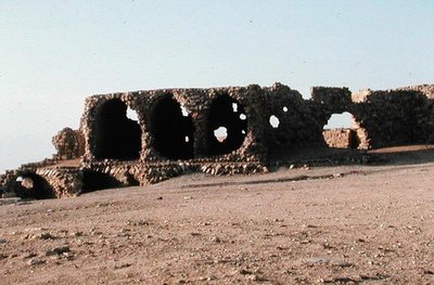 Ruinerna av den romerska akvedukten av Roman