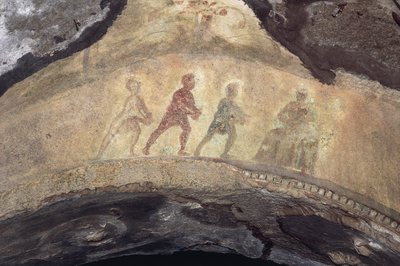 The Adoration of the Magi (fresk) av Roman