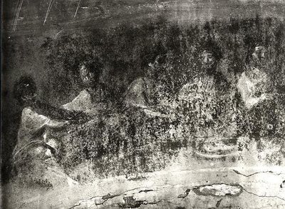 Eukaristin (fresk) (s/v foto) av Roman