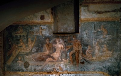 The Return of Proserpine of the Underworld, 2:a-3:e århundradet (fresk) av Roman
