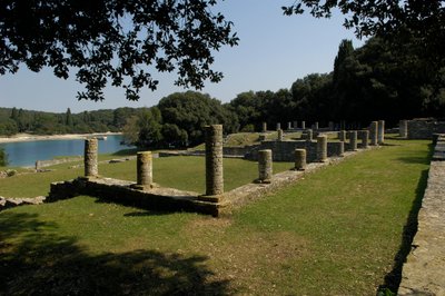 Den romerska villan i Verige Bay, Brijuni, Kroatien av Roman