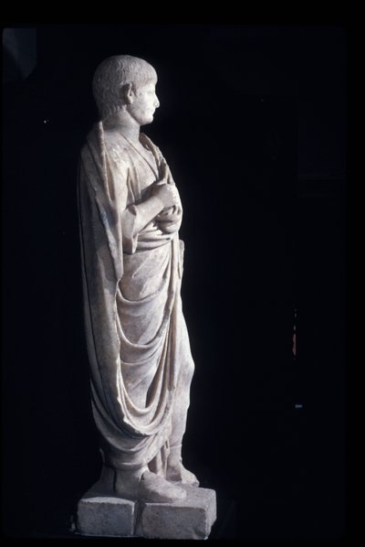 Togate-staty av den unge Nero, c.50 AD (marmor) av Roman
