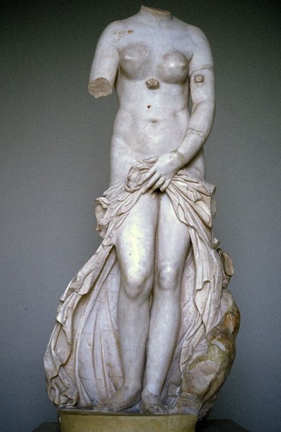 Venus Laudolina eller anadyomene. skulptur, Museum of Syracuse, Sicilien, Italien. av Roman