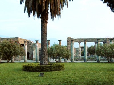 Utsikt över huset av Casa dei Vettii (Hus of the Vettii) av Roman