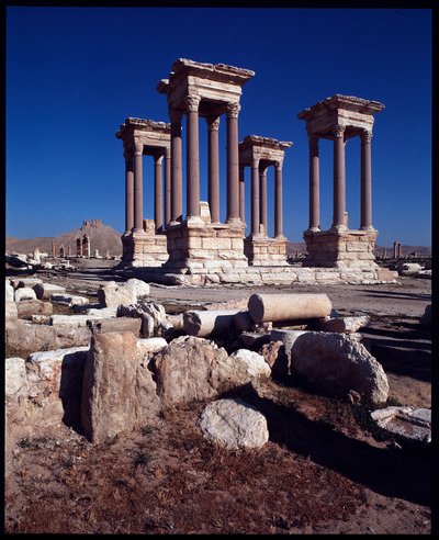 Utsikt över Tetrapylon (fotografi) av Roman