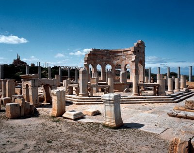 Utsikt över marknadsplatsen av Roman