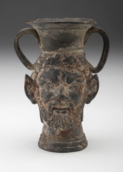 svart Janus vas av Roman