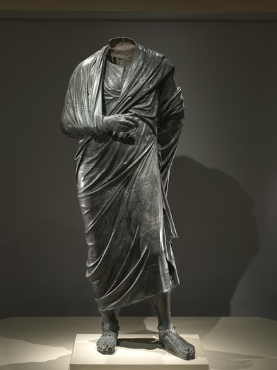 Kejsaren som filosof, troligen Marcus Aurelius av Roman Imperial Period