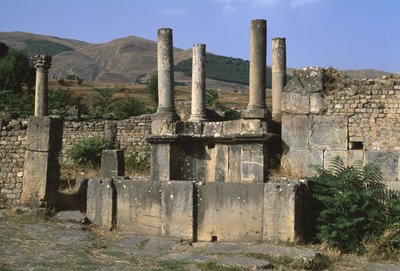 Utsikt över nymfaeum, höga kejsarperioden (27 f.Kr.-395 e.Kr.) av Roman Imperial Period