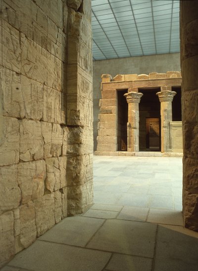Templet Dendur, c.10 f.Kr. (eolisk sandsten) av Roman Period Egyptian