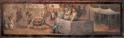 Salomos dom, 1:a årtusendet. av Roman Pompeian wall painting.