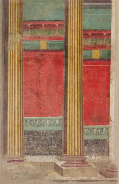 Väggmålning från en villa i Boscoreale, c.50–40 f.Kr. av Roman Republican Period