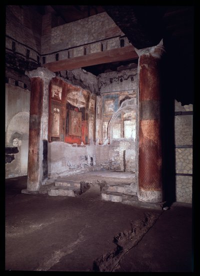 Altare i templet (högskolan) i augustales, 500-talet f.Kr.-1:a århundradet e.Kr av Roman Roman