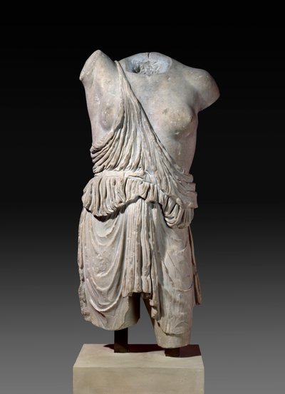 En Amazonas, romersk kopia av en grekisk brons från c.430 f.Kr. (marmor) av Roman Roman