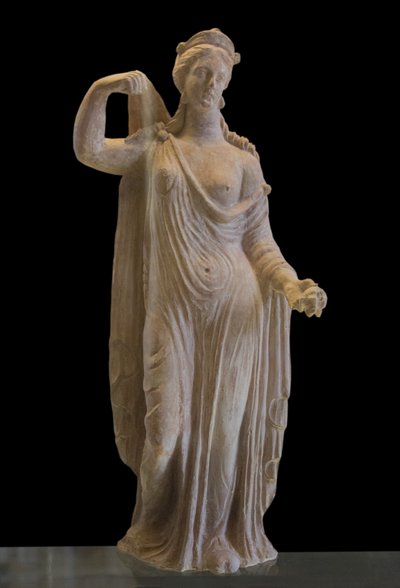 Art Grekland Afrodite av Genitrix-typ (1:a århundradet e.Kr.) terrakotta av Roman Roman