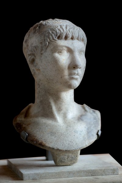 Art Rom byst av Ptolemaios av Mauretanien (10 f.Kr. - 40 e.Kr.) marmor av Roman Roman