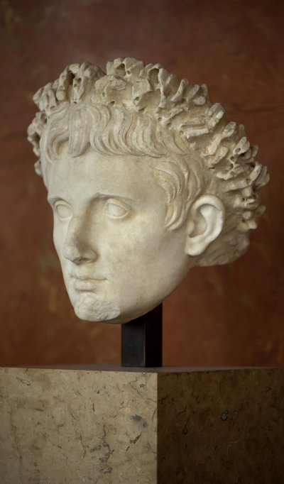 Art Rome Chef för kejsar Augustus (63 f.Kr. - 14 e.Kr.) marmor av Roman Roman