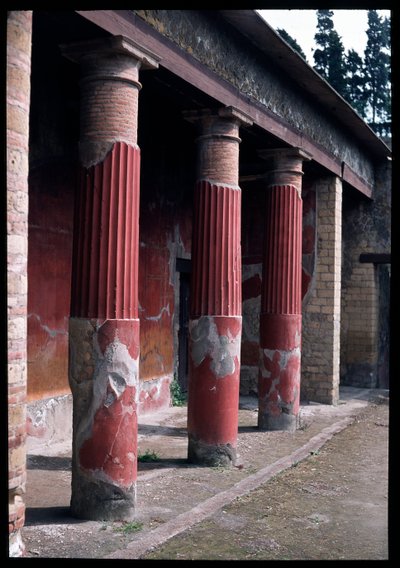 Atrium of Casa sannitica, 500-talet f.Kr.-1:a århundradet e.Kr av Roman Roman