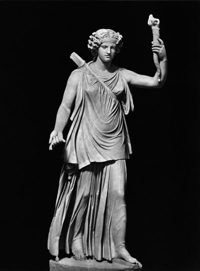 Diana Lucifera (marmor) (s/v foto) av Roman Roman