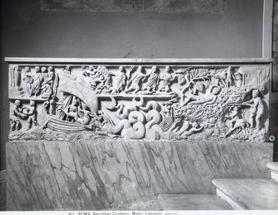 Tidig kristen sarkofag (marmor) av Roman Roman