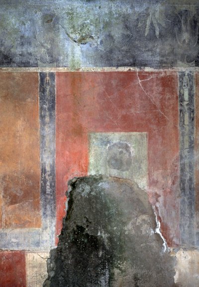 Fresk från House of Ephebus, Pompeji (UNESCOs världsarvslista av Roman Roman