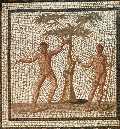 Skörd tacksägelse (mosaik) av Roman Roman