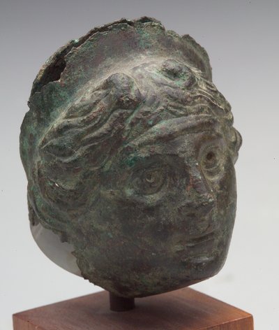 Afrodites huvud, 500-talet e.Kr.(?) (repoussé brons) av Roman Roman