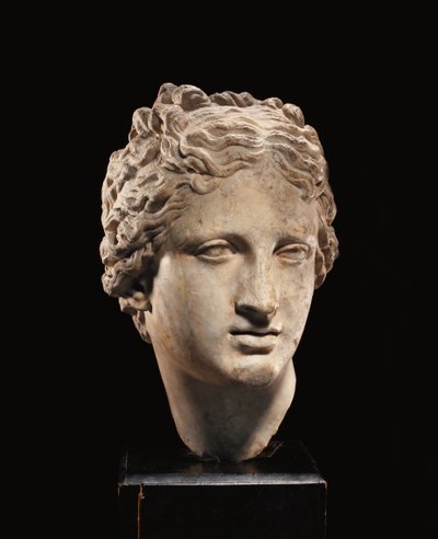 Venushuvud, ca 1:a-2:a århundradet e.Kr. (marmor) av Roman Roman