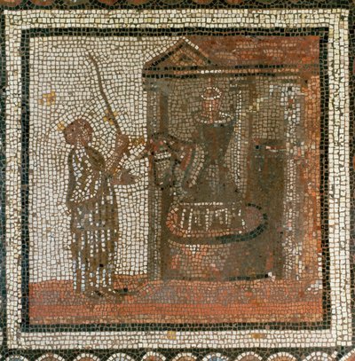 Kvarn med kvarnstenar (mosaik) av Roman Roman