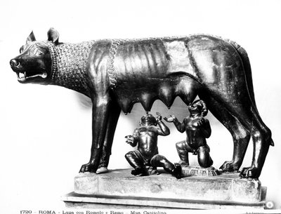 Romulus och Remus (brons) av Roman Roman