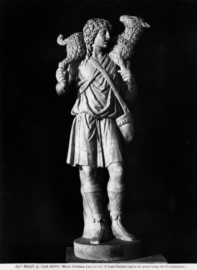 Den gode herden (marmor) av Roman Roman