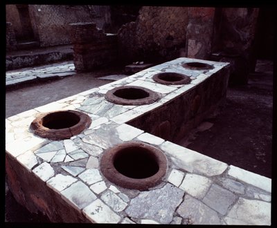 Disk av termopoliummarmor, 500-talet f.Kr. - 1:a århundradet e.Kr av Roman Roman