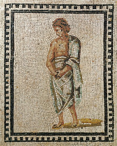 Ung filosof (mosaik) av Roman Roman