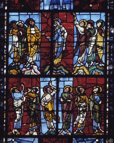 Ascension (målat glas av Romanesque