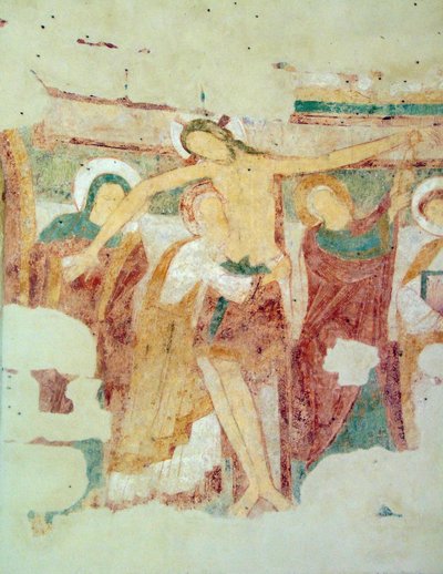 Fresco, Saint-Jean du Liget kapell, Touraine av Romanesque