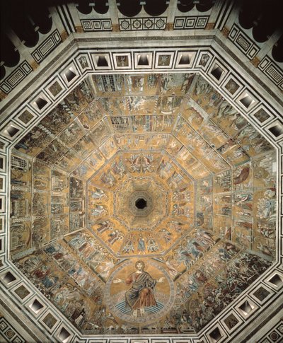 Kristusdomaren - Mosaik av Romanesque
