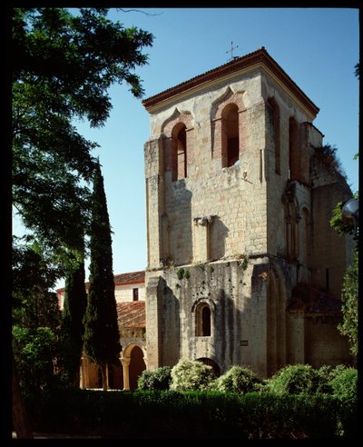 Utsikt över kyrkan av Romanesque