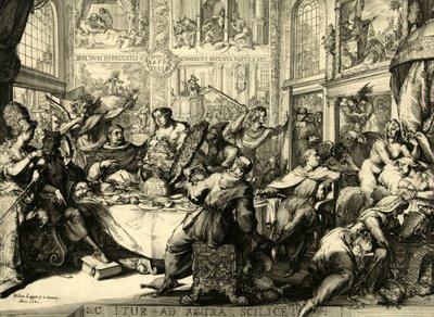 Så det går till stjärnorna, nämligen 1681 av Romeyn de (after) Hooghe