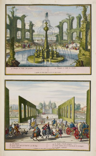 The Park at Enghien, c.1685, illustration från en 